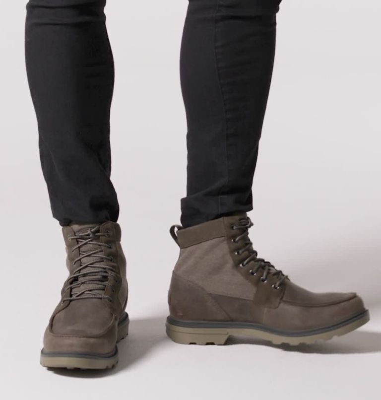 Men's Carson Moc Waterproof Winter Boot, Color: Major, Wet Sand