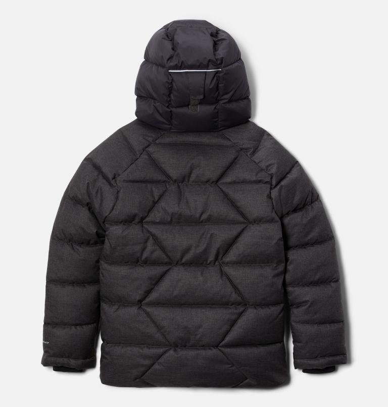 Thumbnail: Boys' Winter Powder II Quilted Jacket, Color: Shark Heather, Shark, image 2