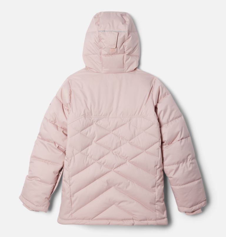 Girls' Winter Powder II Quilted Jacket, Color: Dusty Pink, image 2