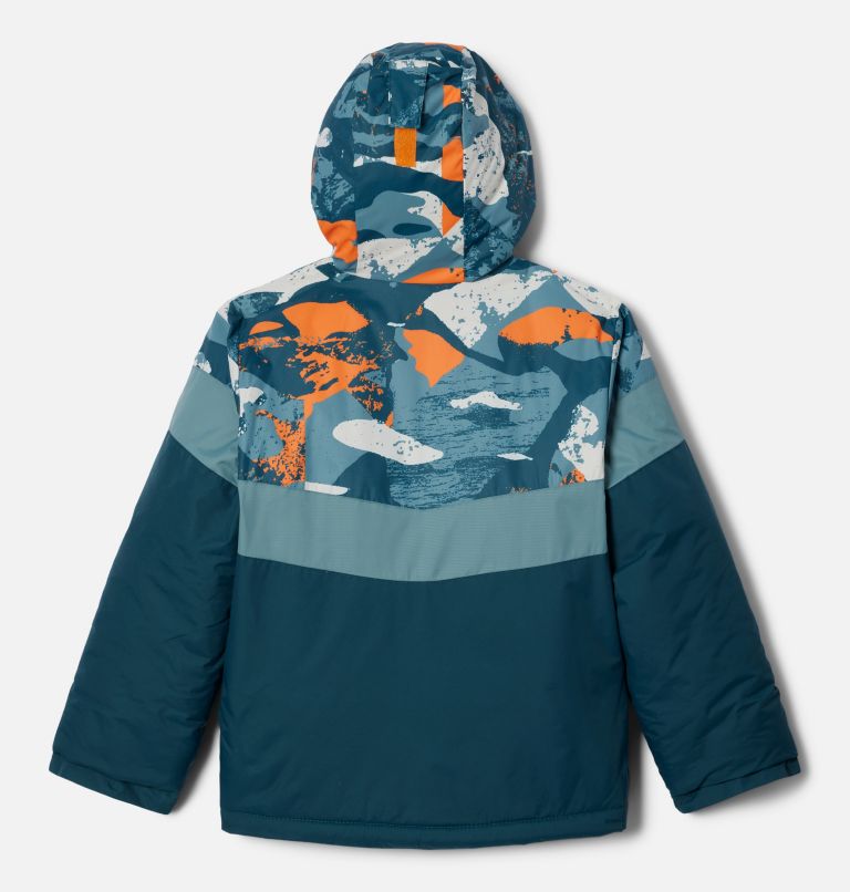 Boys' Lightning Lift II Jacket, Color: Night Wave, Night Wave Geoglacial, Metal, image 2