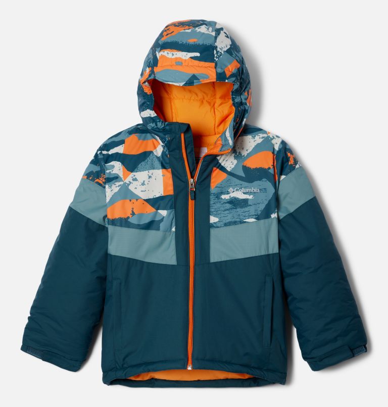 Boys' Lightning Lift II Jacket, Color: Night Wave, Night Wave Geoglacial, Metal, image 1