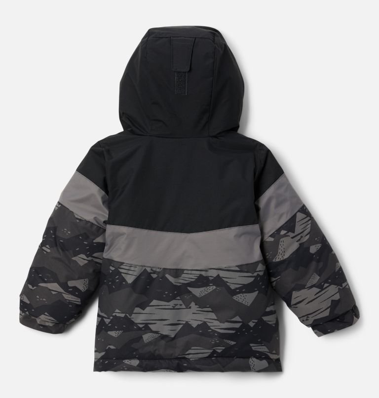Boys' Toddler Lightning Lift II Jacket, Color: Black Scrapscape Tonal, Black, City Grey, image 2