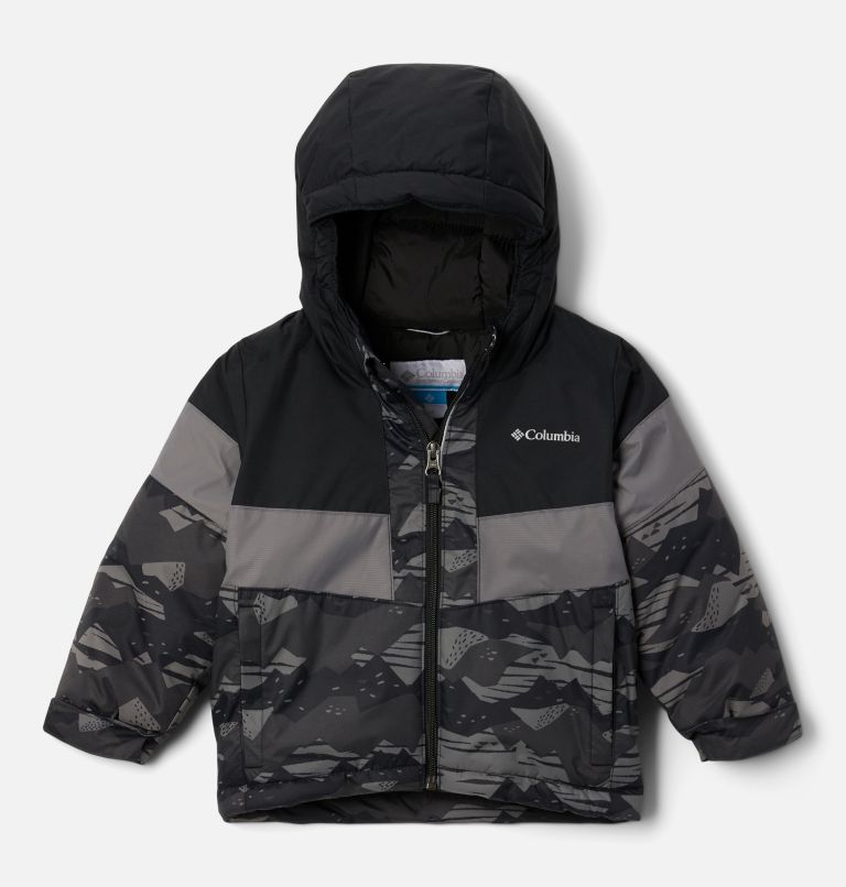 Veste Lightning Lift II Jeune Garçon, Color: Black Scrapscape Tonal, Black, City Grey, image 1
