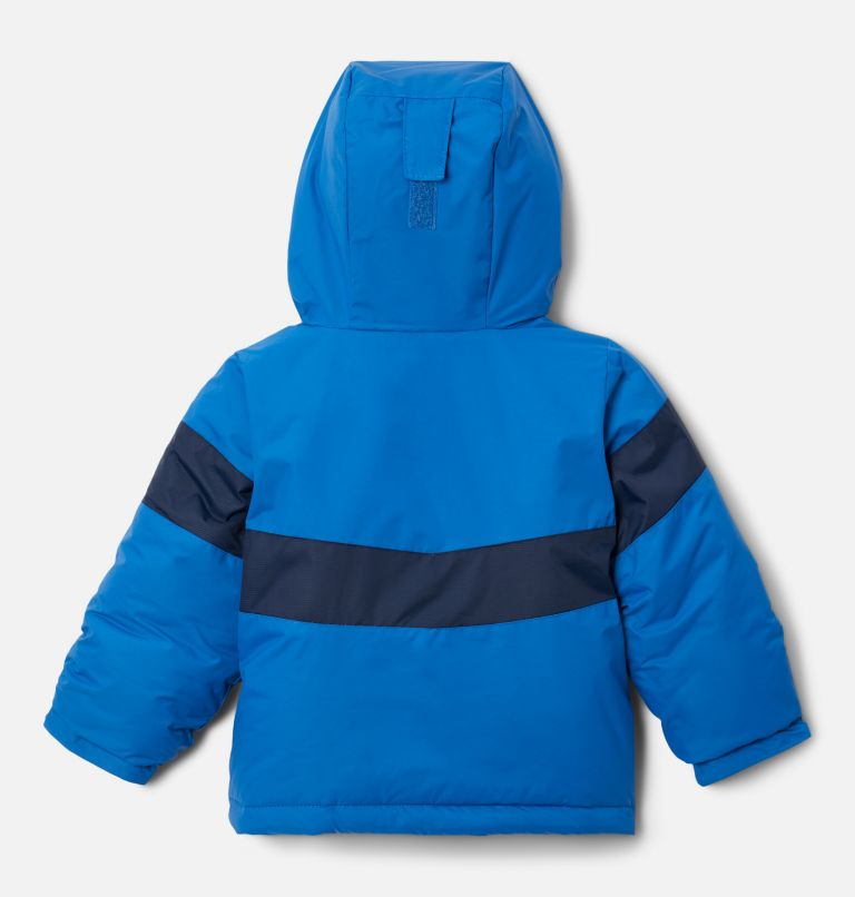 Thumbnail: Boys' Toddler Lightning Lift II Jacket, Color: Bright Indigo, Collegiate Navy, image 2