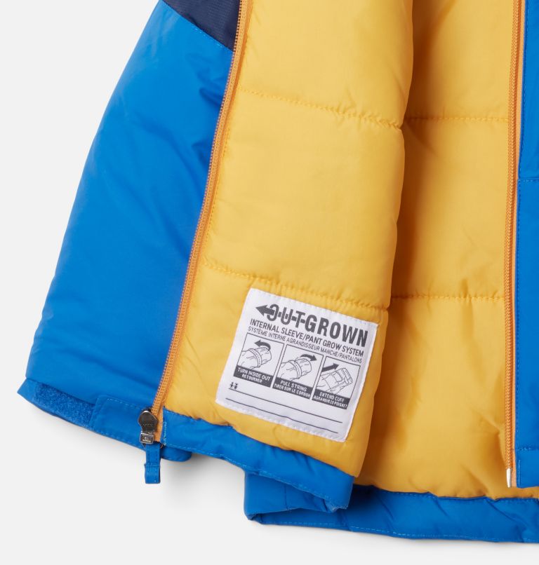 Boys' Toddler Lightning Lift II Jacket, Color: Bright Indigo, Coll Navy Tectonic, Navy, image 3