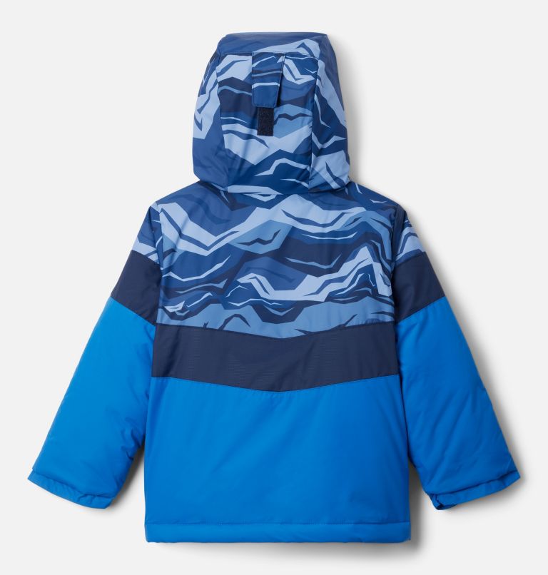 Boys' Toddler Lightning Lift II Jacket, Color: Bright Indigo, Coll Navy Tectonic, Navy, image 2