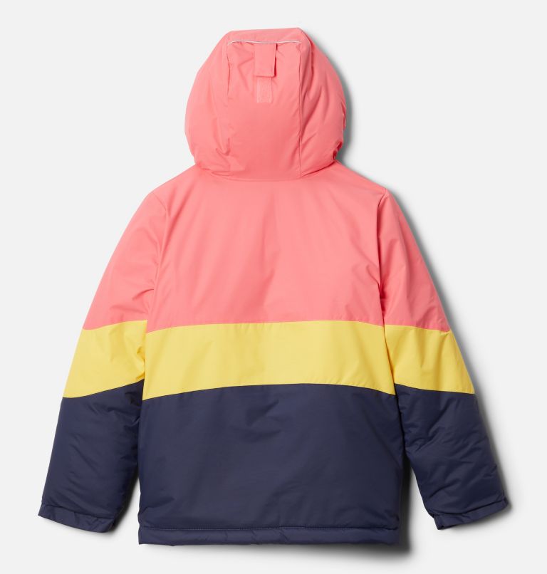 Girls' Horizon Ride II Jacket, Color: Nocturnal, Neon Sunrise, Sun Glow, image 2