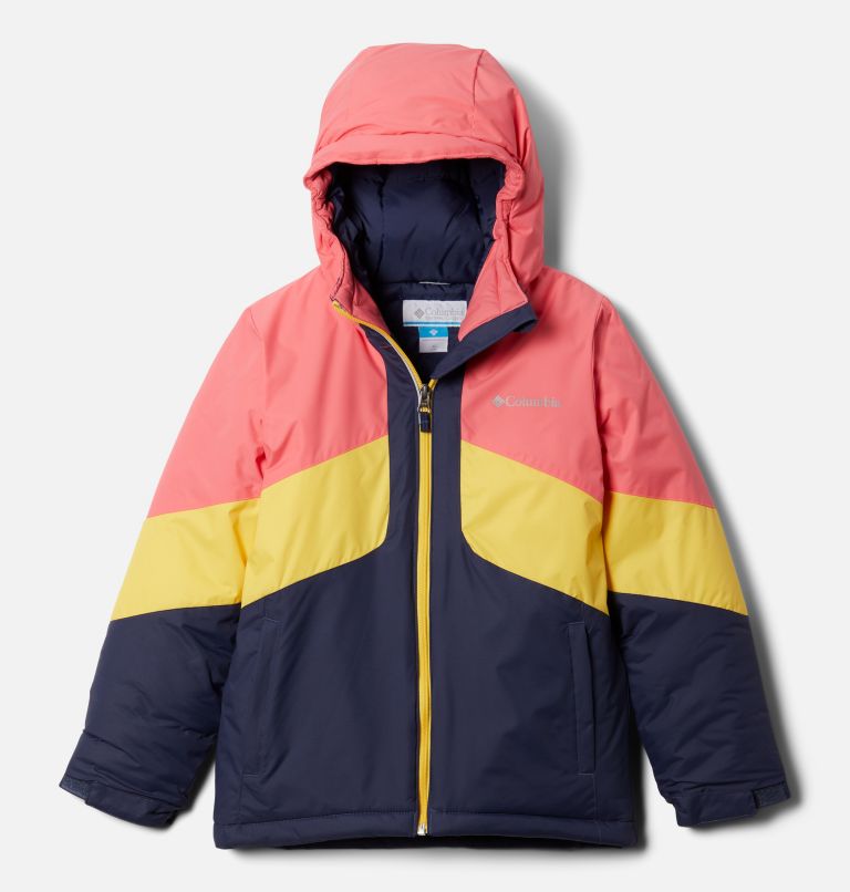 Thumbnail: Girls' Horizon Ride II Jacket, Color: Nocturnal, Neon Sunrise, Sun Glow, image 1