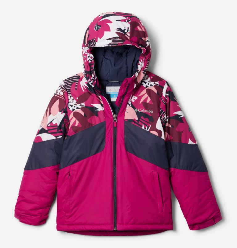 Girls' Horizon Ride II Jacket, Color: Wild Fuchsia, Wild Fuchsia Scraptanical, image 1