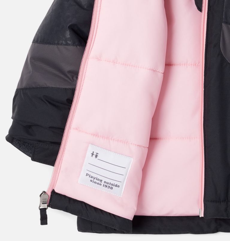 Veste Horizon Ride II Jeune Fille, Color: Black, Black Posies Embossed, Shark, image 3