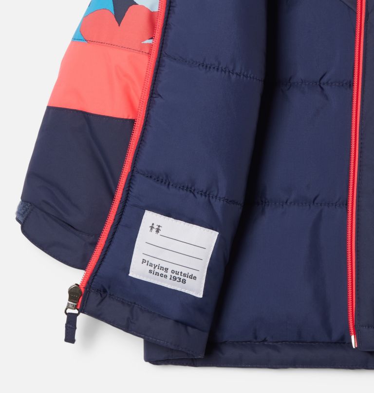Girls' Toddler Horizon Ride II Jacket, Color: Nocturnal, Nocturnal Scraptanical, image 3