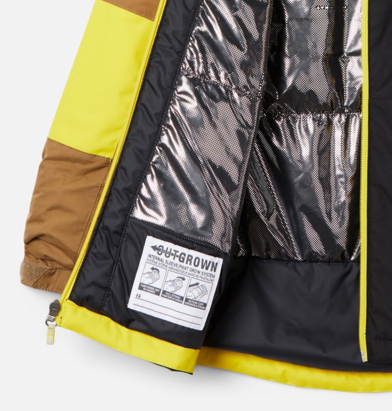 Thumbnail: Boys' Oso Mountain Insulated Jacket, Color: Delta, Black, Laser Lemon, image 3