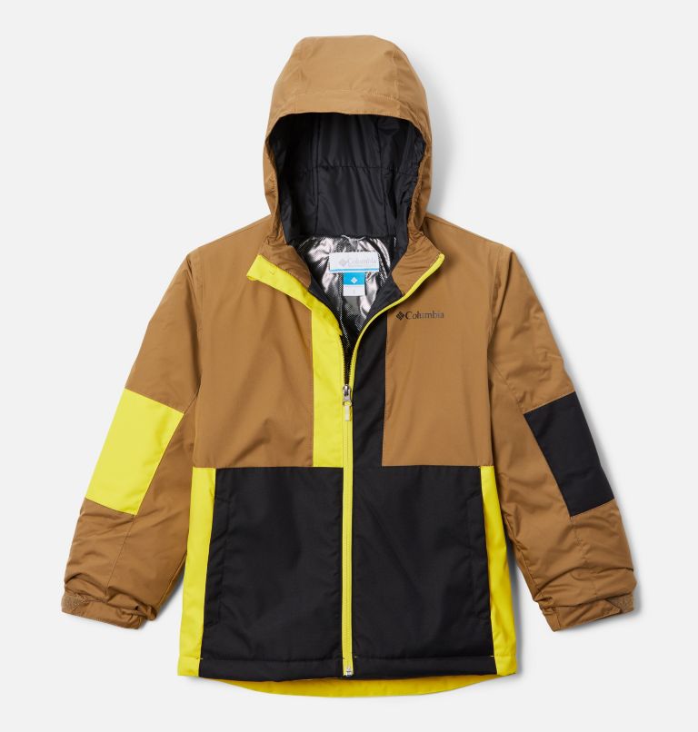 Thumbnail: Boys' Oso Mountain Insulated Jacket, Color: Delta, Black, Laser Lemon, image 1