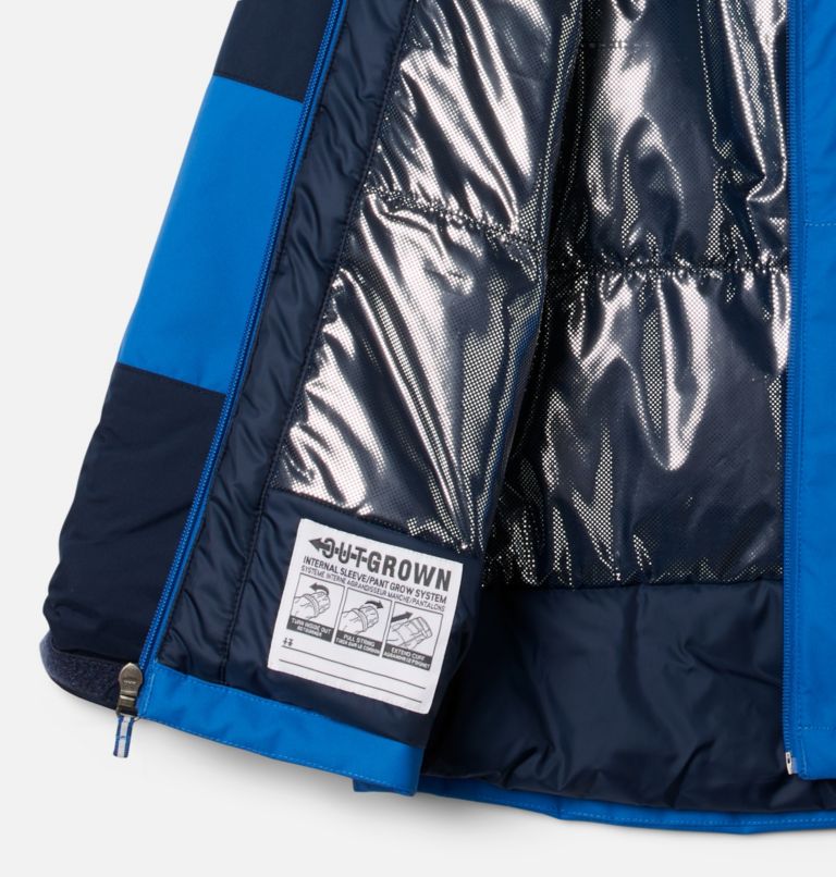 Thumbnail: Boys' Oso Mountain Insulated Jacket, Color: Collegiate Navy, Bright Indigo, image 3