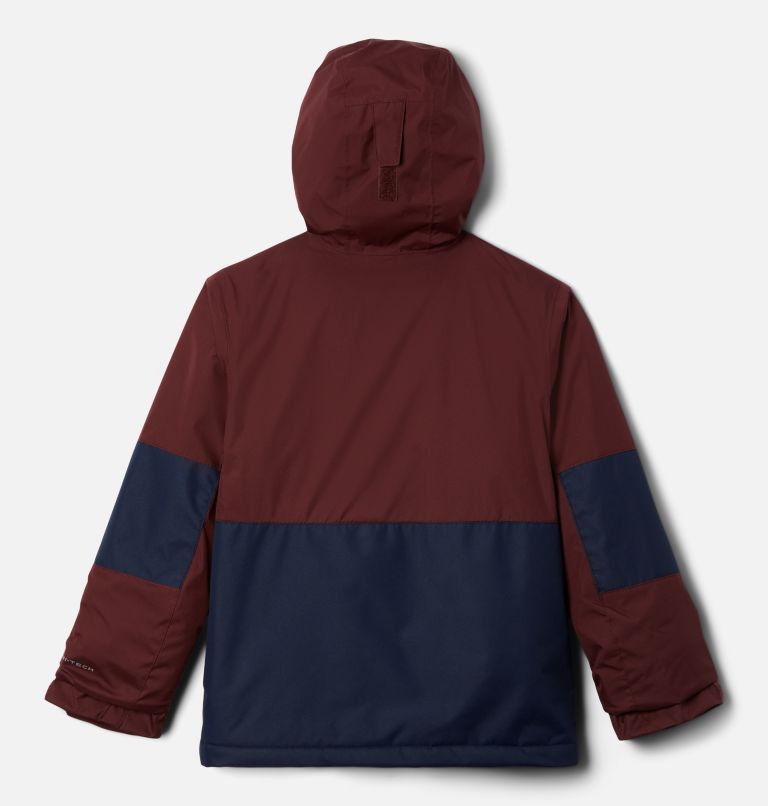 Thumbnail: Boys' Oso Mountain Insulated Jacket, Color: Elderberry, Collegiate Navy, image 2