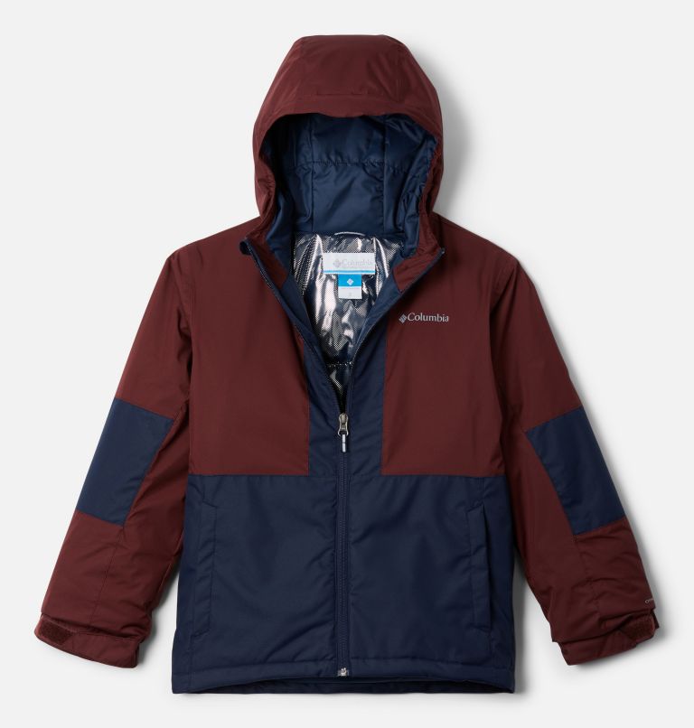 Thumbnail: Boys' Oso Mountain Insulated Jacket, Color: Elderberry, Collegiate Navy, image 1
