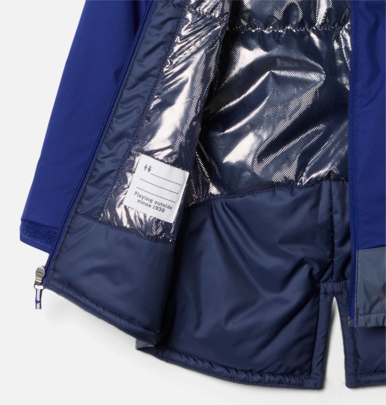 Girls' Oso Mountain Insulated Jacket, Color: Dark Sapphire, image 3