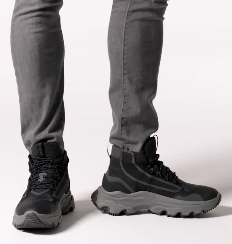 Men's Kinetic Breakthru Venture Mid Sneaker, Color: Black, Jet