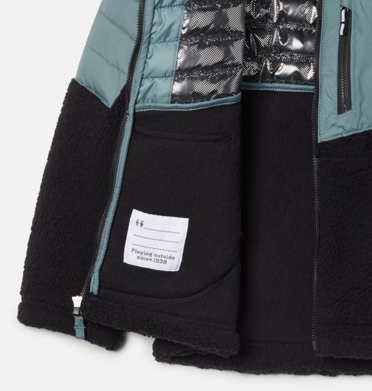 Powder Lite Boys  Novelty Hooded Jacket | 346 | L, Color: Metal, Black, image 3
