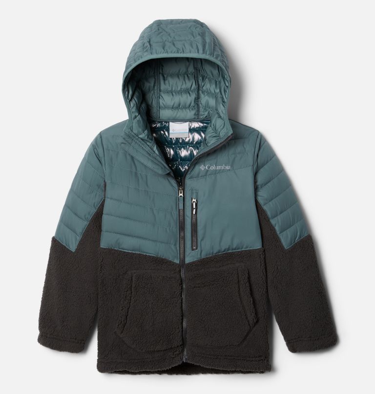 Columbia Boys Powder Lite Chaqueta Con Capucha Para Niño