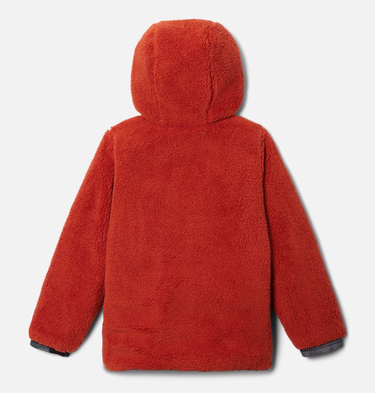 Chaqueta reversible con capucha Big Fir para niño, Color: Black Mod Camo, Warp Red, image 4
