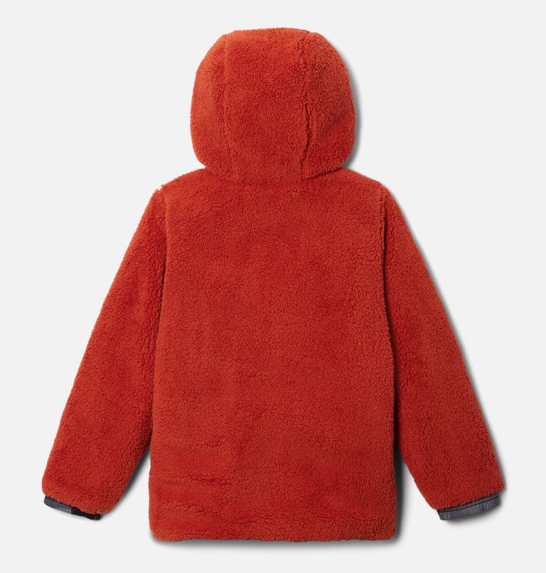 Boys' Big Fir Reversible Jacket, Color: Black Mod Camo, Warp Red, image 4