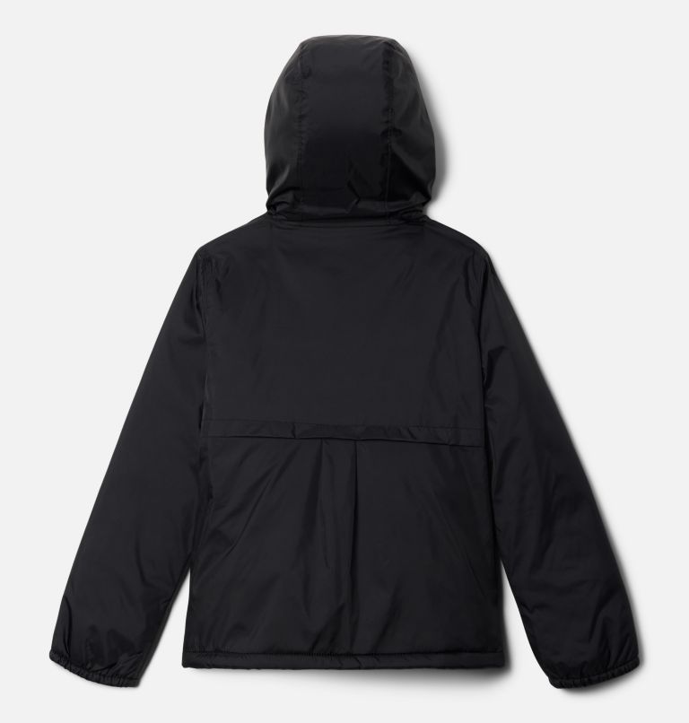 Thumbnail: Girls' Switchback Sherpa Lined Jacket, Color: Black, image 2