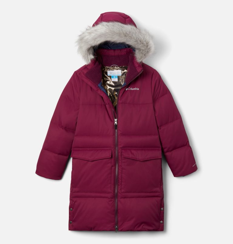 Thumbnail: Rockfall II Mid Down Jacket | 616 | XS, Color: Marionberry, image 1