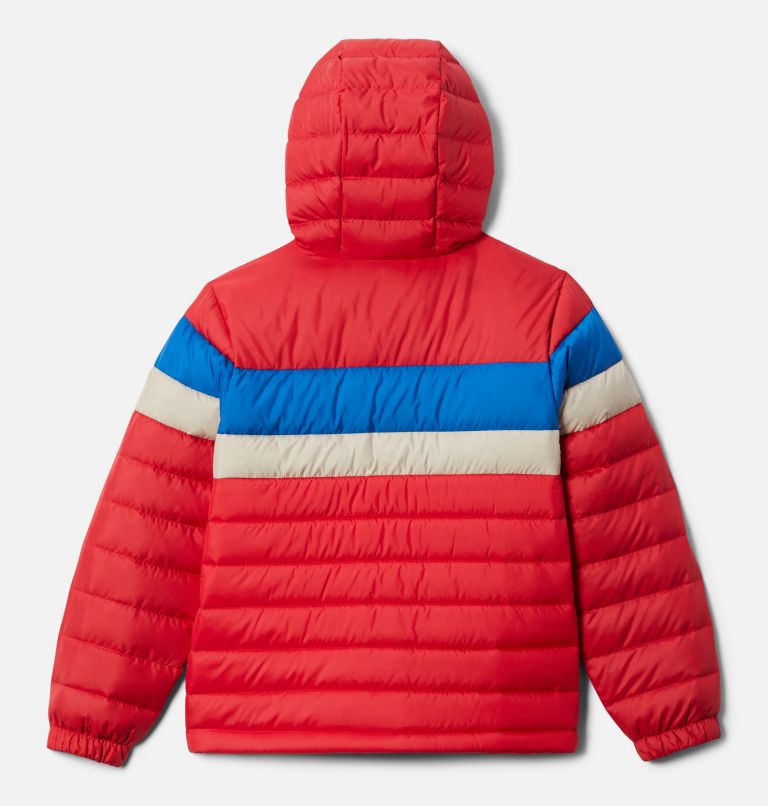 Thumbnail: Boys' Tumble Rock Down Hooded Jacket, Color: Mountain Red, Brt Indigo, Ancient Fossil, image 2