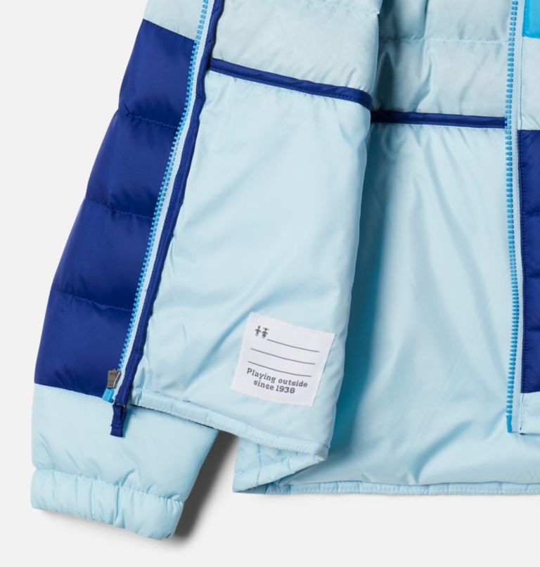 Manteau à capuchon Tumble Rock Fille, Color: Dark Sapphire, Spring Blue, Blue Chill, image 3
