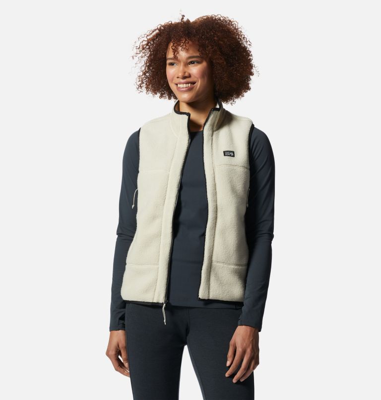Women's HiCamp Fleece Vest, Color: Wild Oyster, image 5