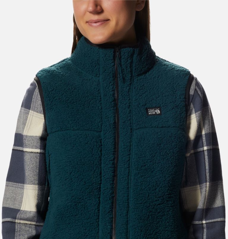 Thumbnail: Women's HiCamp Fleece Vest, Color: Dark Marsh, image 4