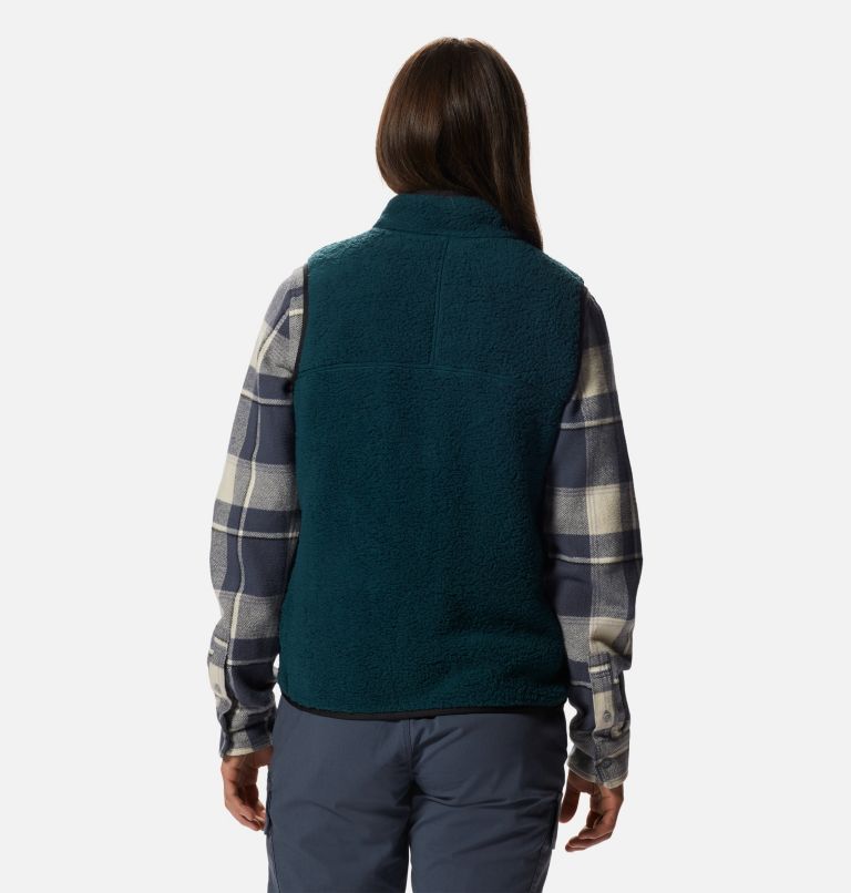 Thumbnail: Women's HiCamp Fleece Vest, Color: Dark Marsh, image 2