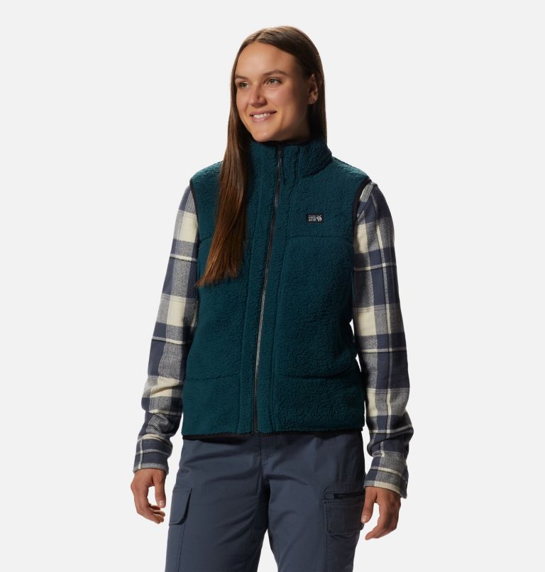 Thumbnail: HiCamp Fleece Vest | 375 | S, Color: Dark Marsh, image 1