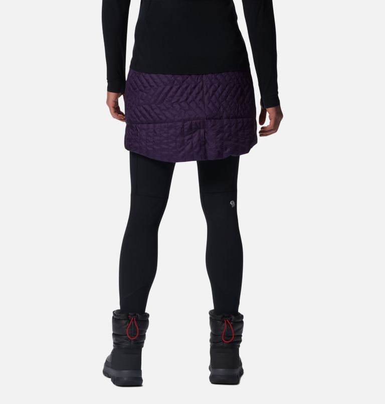 Thumbnail: Women's Trekkin Insulated Mini Skirt, Color: Night Iris, image 2