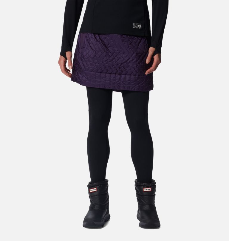 Women's Trekkin Insulated Mini Skirt, Color: Night Iris, image 1