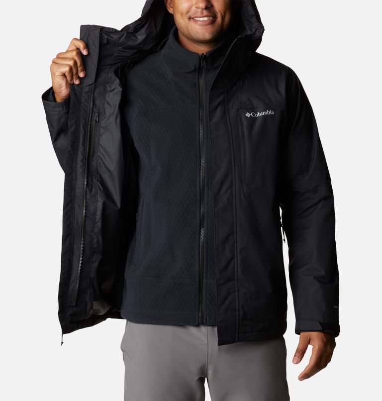 Men's Electric Peak 3-in-1 Interchange Walking Jacket, Color: Black, image 5