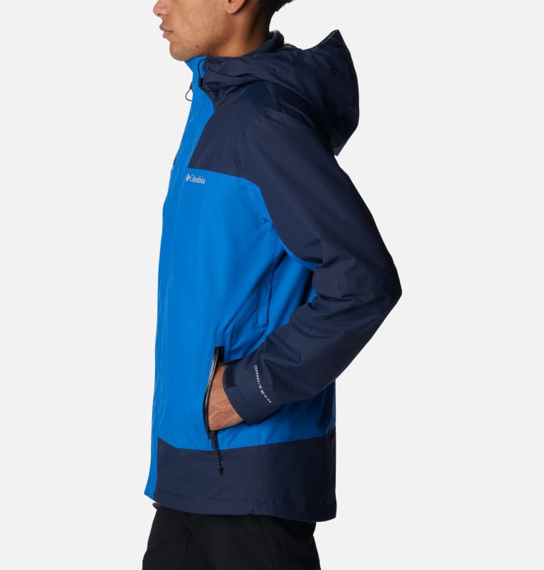 Electric Peak Interchange Jacket | 432 | M, Color: Bright Indigo, Collegiate Navy, image 3