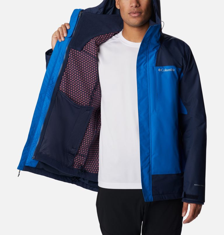 Electric Peak Interchange Jacket | 432 | M, Color: Bright Indigo, Collegiate Navy, image 6
