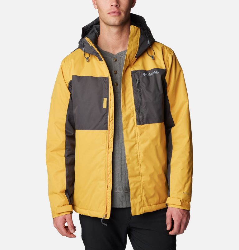 Waterproof jacket with hot sale peaked hood