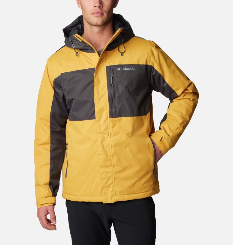 Insulated rain hot sale coat mens