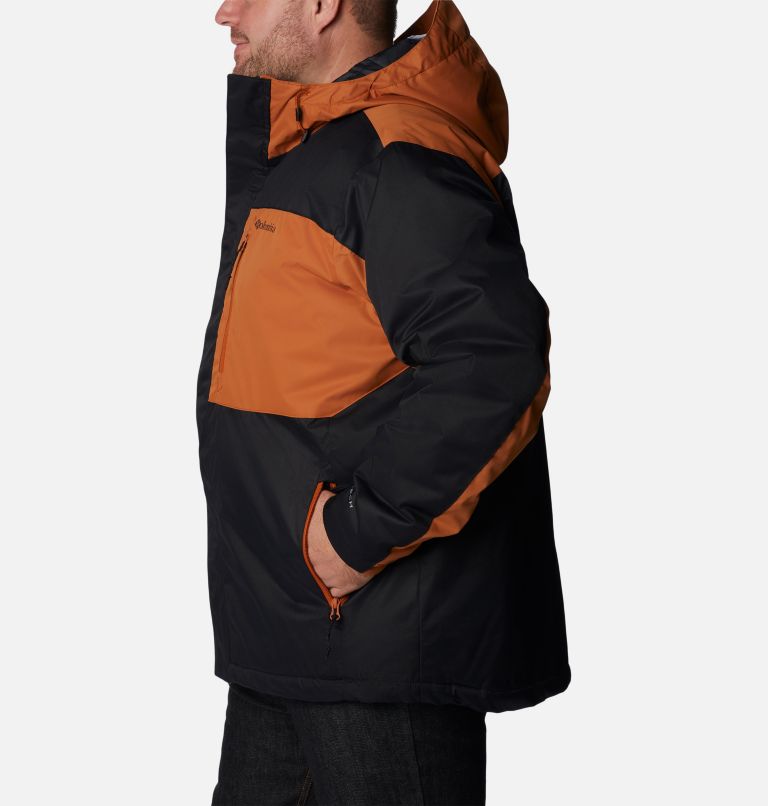Thumbnail: Men's Tipton Peak II Insulated Jacket - Big, Color: Black, Warm Copper, image 3