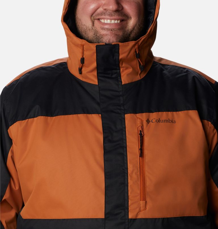 Thumbnail: Men's Tipton Peak II Insulated Jacket - Big, Color: Black, Warm Copper, image 4