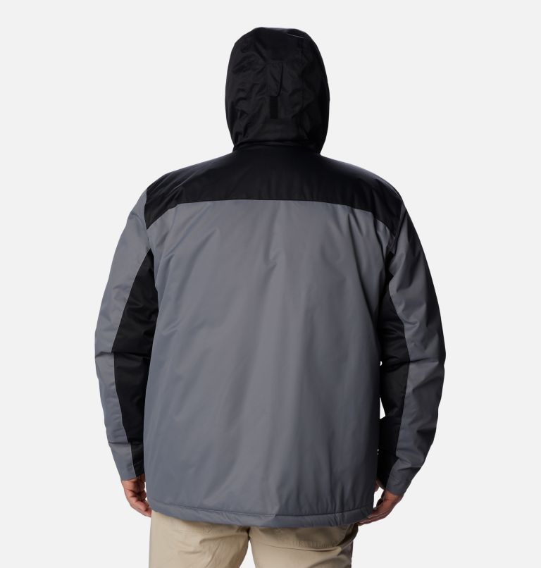 Men's Tipton Peak II Insulated Jacket - Big, Color: City Grey, Black, image 2