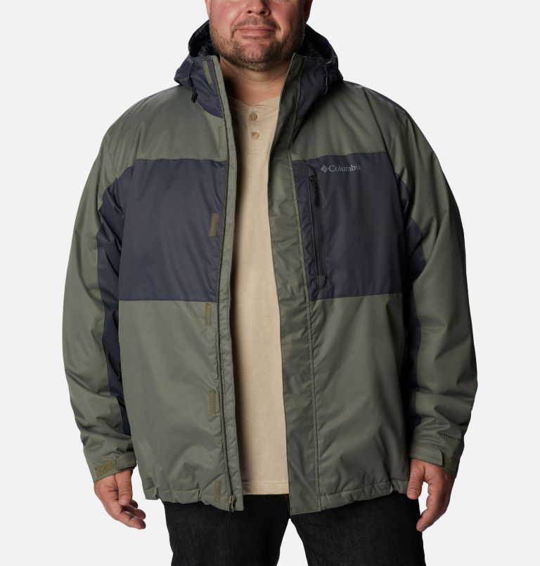 Thumbnail: Men's Tipton Peak II Insulated Jacket - Big, Color: Stone Green, Shark, image 8