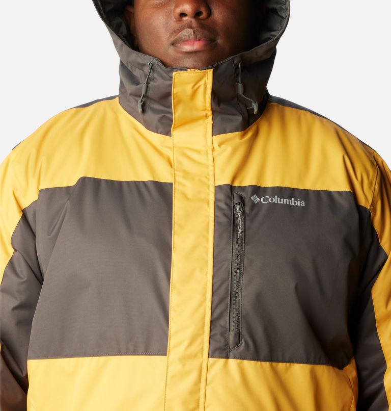 Columbia rain hot sale jacket yellow