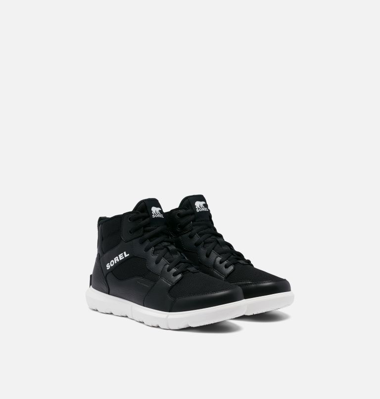 Thumbnail: Men's Sorel Explorer II  Mid Sneaker Shoe, Color: Black, White, image 2