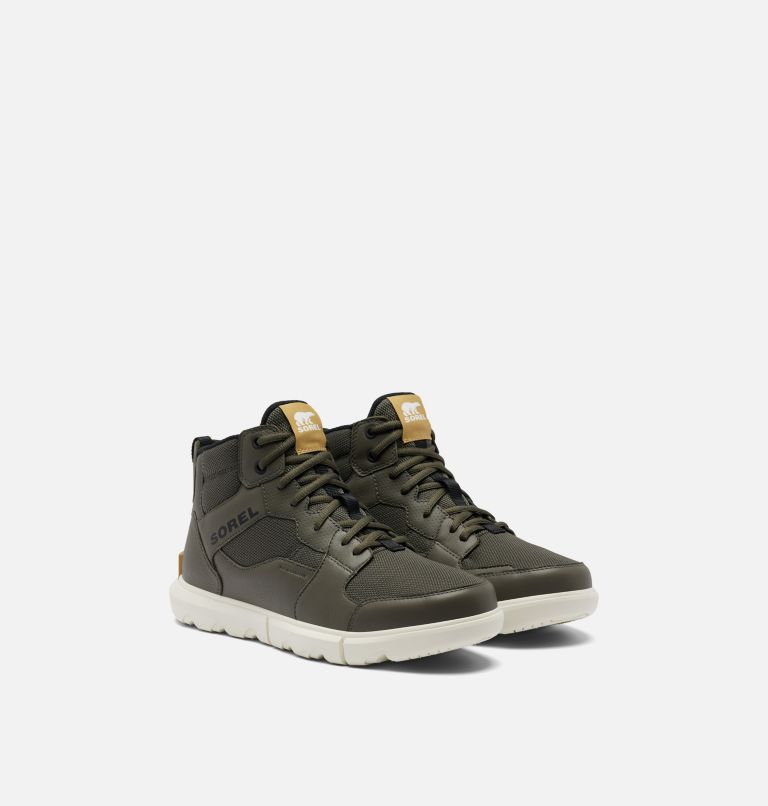 Men's Sorel Explorer II  Mid Sneaker Shoe, Color: Alpine Tundra, Chalk, image 2