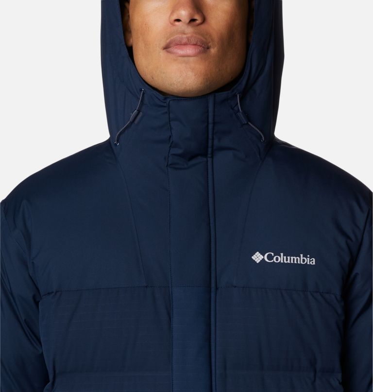 NEW COLUMBIA MEN GRAND TREK II DOWN INSULATED HOODED JACKET