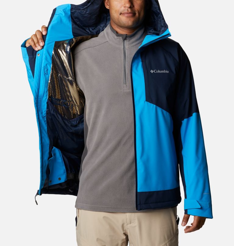 Veste de Ski Imperméable Centerport II Homme, Color: Compass Blue, Collegiate Navy, image 5